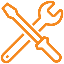 Screw And Wrench Icon