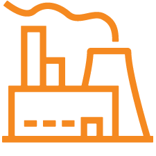 Orange Factory Icon